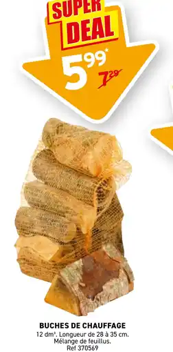 Trafic Buches de chauffage offre