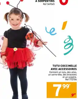 Trafic Tutu coccinelle avec accessoires offre