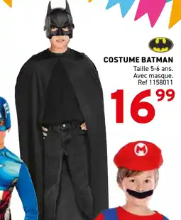 Trafic Costume batman offre