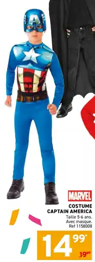 Trafic Costume captain america offre
