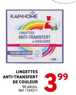 Trafic Lingettes anti-transfert de couleur offre