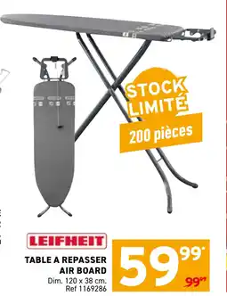Trafic Table a repasser air board offre