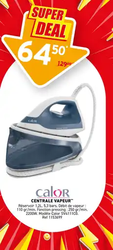 Trafic Centrale vapeur offre