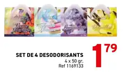 Trafic Set de 4 desodorisants offre