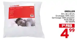 Trafic Oreiller offre