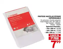 Trafic Protege-matelas eponge impermeable offre