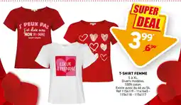 Trafic T-shirt femme offre