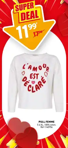 Trafic PULL FEMME offre