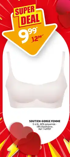 Trafic Soutien-gorge femme offre