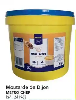 METRO Moutarde de dijon metro chef offre