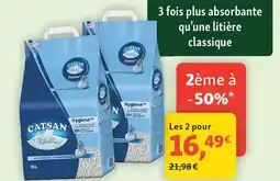 Maxi Zoo Litières catsan hygiène plus offre
