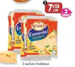 Maximo Lot de 2x3 sachets emmental râpé fondant offre