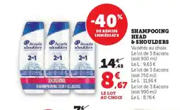 Hyper U HEAD & SHOULDERS Shampooing offre
