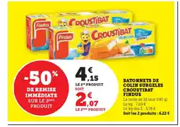 Hyper U FINDUS Batonnets de colin surgeles croustibat offre