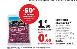 Hyper U FLORETTE Legumes offre