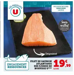 Hyper U U Filet de saumon atlantique des fjords de norvege offre