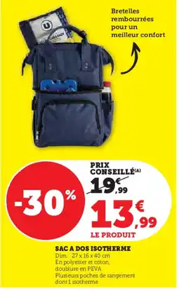 Hyper U Sac a dos isotherme offre