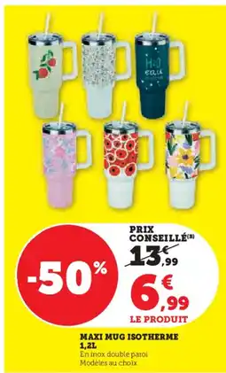 Hyper U Maxi mug isotherme offre
