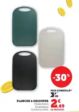 Hyper U Planche a decouper offre