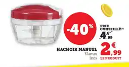Hyper U Hachoir manuel offre