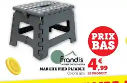 Hyper U FRANDIS Marche pied pliable offre