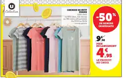 Hyper U Chemise de nuit femme offre