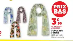 Hyper U Foulards femme offre