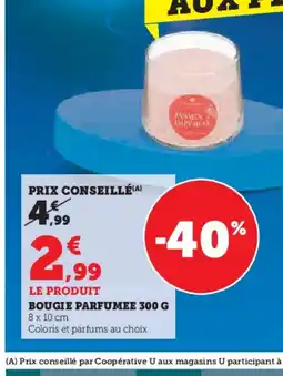 Hyper U Bougie parfumee offre