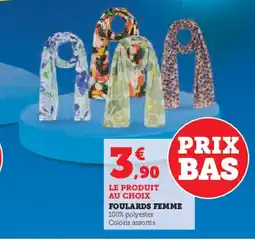 Hyper U Foulards femme offre