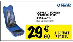 Chretien Matériaux Coffret 7 forets beton sdsplus 4 taillants offre