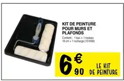 Chretien Matériaux Kit de peinture pour murs et plafonds offre