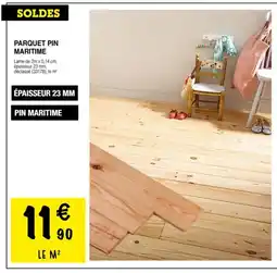 Chretien Matériaux Parquet pin maritime offre
