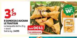 Auchan Supermarché 8 samossas auchan le traiteur offre