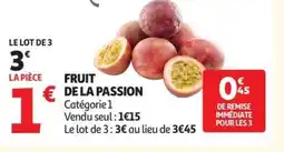 Auchan Supermarché Fruit de la passion offre