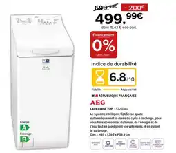 Gitem AEG Lave-linge top L53260AG offre