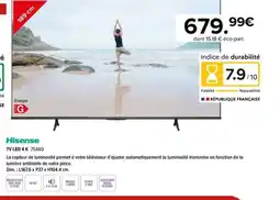 Gitem HISENSE Tv led 4k 75A60 offre
