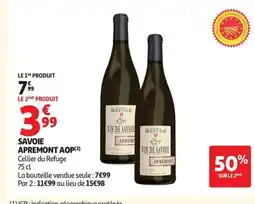 Auchan Supermarché CELLIER DU REFUGE Savoie apremont aop offre