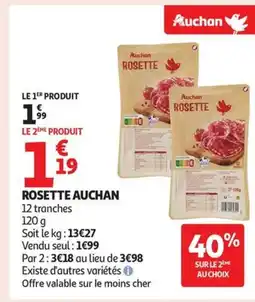 Auchan Supermarché AUCHAN Rosette offre