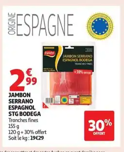 Auchan Supermarché Serrano espagnol stg bodega offre