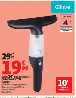 Auchan Supermarché QILIVE Lave vitre offre