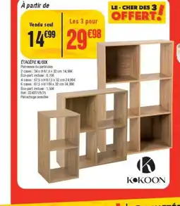 La Foir'Fouille Étagère kubix offre
