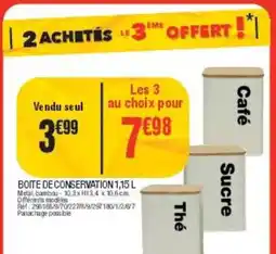 La Foir'Fouille Boite de conservation offre