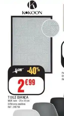 La Foir'Fouille Toile bianca offre