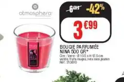 La Foir'Fouille Bougie parfumée nina offre