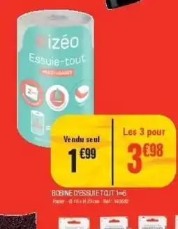 La Foir'Fouille Bobine d'essuie tout 1=6 offre