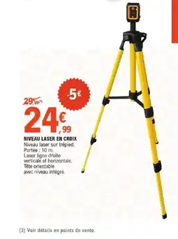 E.Leclerc Brico Niveau laser en croix offre