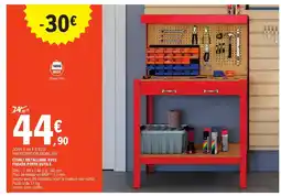 E.Leclerc Brico Établi métallique avec facade porte outils offre
