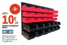 E.Leclerc Brico Panneau rangement mural offre