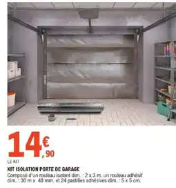 E.Leclerc Brico Kit isolation porte de garage offre