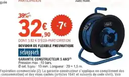 E.Leclerc Brico SCHEPPACH Devidoir de flexible pneumatique offre